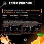 L-Carnitin 6000 Liquid 1000 ml Orange – Hochdosiertes Trainings-Supplement für Sportler – Bild 6