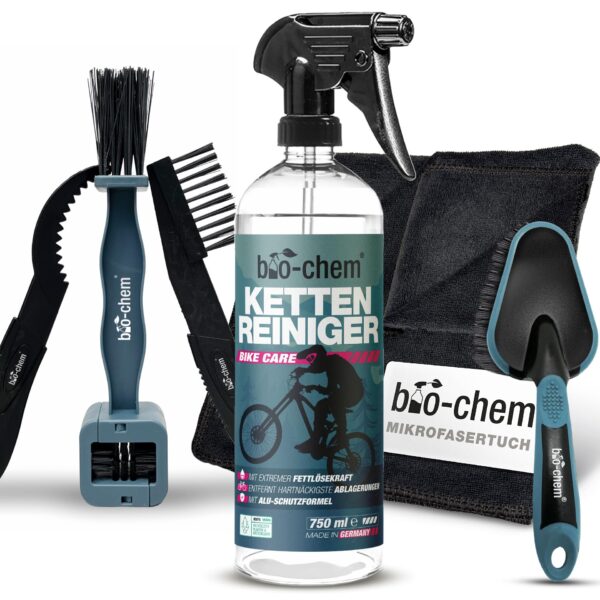 bio-chem Kettenreiniger 750 ml – Antriebsentfetter für Fahrrad, MTB & E-Bike