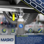 MASKO® Bremsentlüftungsgerät 3L mit Handpumpe – Bremsflüssigkeitswechsel für Scheiben- & Trommelbremsen – Bild 5
