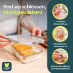 uandu Glasbehaelter-Set 20-teilig mit Borosilikatglas – Meal Prep Boxen luftdicht – Bild 3