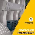 MONZANA 2er-Set Auffahrrampen 400 kg – Robuste Stahl-Laderampen für PKW & Anhänger – Bild 6