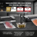 Caso VacuBoxx Eco-Set – 3 Vakuumbehälter aus Borosilikatglas mit Schlauch & Adapter – Bild 15