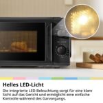 Comfee CMO-MP012ND Mikrowelle 20L – 700W kompakt für kleine Küchen & Singles – Bild 6