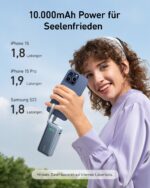 Anker Nano Powerbank 10.000mAh mit integriertem USB-C Kabel – 30W Schnellladung – Bild 4