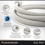 H2O-Flex Aquastop Sicherheitszulaufschlauch 1,5m – Wasserschutz für Waschmaschine & Geschirrspüler – Bild 2