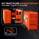 Erste-Hilfe-Kasten DIN 13157:2021 mit Wandhalterung – Verbandskasten für Betrieb & Haushalt – Bild 3