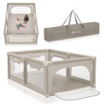 LIONELO Willow Kinderlaufstall 127x187x68cm – Sicherer Spielbereich ab Geburt bis 48 Monate