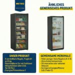 METRO Professional Getränkekühlschrank GSC4240B – 237 L mit LED-Beleuchtung – Bild 6
