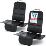 LIONSTRONG Kindersitzunterlage ISOFIX-geeignet – Autositzschoner Schwarz 2er-Set
