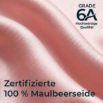 Seidenhaube aus 100% Maulbeerseide – Premium Schlafhaube für geschädigtes Haar – Bild 2