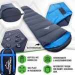 MOUNTREX Mumienschlafsack Ultraleicht 760g – Kompakter Outdoor Schlafsack für Camping & Trekking – Bild 3