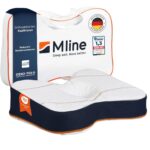 M LINE Athletic Pillow 50x35cm – Orthopädisches Memory Foam Kopfkissen gegen Nackenschmerzen