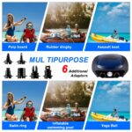 Ruitx 20PSI Elektrische SUP Pumpe 12V – Hochdruck Luftpumpe mit LCD & Auto-Off – Bild 4