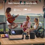 iSinbox 4K Smart Beamer mit Netflix – Autofokus & 6D Trapezkorrektur für Heimkino – Bild 9