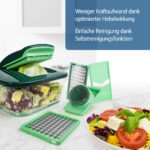 Genius Nicer Dicer Chef 15-teilig – Universeller Gemüseschneider & Obst-Zerkleinerer – Bild 5
