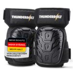 Thunderbolt® Knieschoner Elite Serie III – Professioneller Knieschutz mit Gelkissen für Handwerk