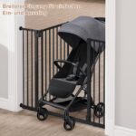 WOLTU Treppenschutzgitter 75–97 cm Metall – Sicherheitstor mit Auto-Close für Treppen – Bild 7