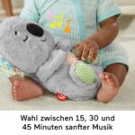 Fisher-Price Schlummer-Koala – Beruhigendes Nachtlicht mit Musik & Atembewegungen für Neugeborene – Bild 4