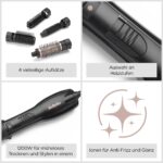 BaByliss Smooth Finish 1200 Warmluftbürste mit Ionen- & Keramiktechnologie – 4-in-1 Styling für Volumen, Glanz & Glättung – Bild 7