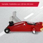 UNITEC Rangierwagenheber 2 T – Hydraulischer Wagenheber aus Qualitätsstahl für Werkstatt & Hobby – Bild 4