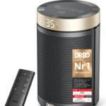 DREO Heizluefter 1500W PTC-Keramik mit Thermostat – 34 dB leise Elektroheizung fuer Raeume