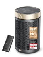 DREO Heizluefter 1500W PTC-Keramik mit Thermostat – 34 dB leise Elektroheizung fuer Raeume
