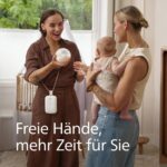 Philips AVENT Freihändige Doppel-Auffangbecher – Ultraleicht & transparent für elektrische Milchpumpen – Bild 2