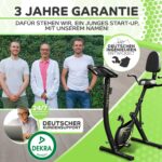 TRETMANN 3in1 Heimtrainer Fahrrad klappbar – Liegeergometer mit SoftFoam & DEKRA-Zertifikat – Bild 7
