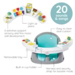 Infantino Music & Lights 3-in-1 Baby-Booster – Mitwachsender Entdeckungssitz mit Klavier in Blau – Bild 5
