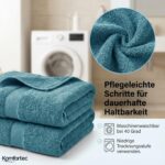Komfortec 8er Handtücher Set – 100% Baumwolle Frottee, 4 Badetücher & 4 Handtücher – Bild 3