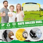 Happy Jump Pop-Up Fussballtor 152x110 cm – Faltbares Trainingstor für Garten & Familie – Bild 4