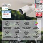 Tapo C410 Überwachungskamera Aussen mit Akku & Farbnachtsicht – 2K WLAN Kamera ohne ABO – Bild 2