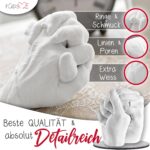 Jadiela GipsME 3D Handabdruck Set für Paare – Gipsabdruck Erinnerung – Bild 4