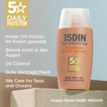 ISDIN FusionWater Color Medium LSF 50 – Getönte Sonnencreme für täglichen UV-Schutz – Bild 6