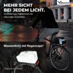 Valkental 3in1 Fahrradtasche 10-14L mit Rucksackfunktion – Wasserfest & Reflektierend – Bild 7