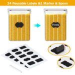 PurKeep 24er Vorratsdosen-Set luftdicht mit Silikondichtung – BPA-frei für Küche & Speisekammer – Bild 6