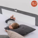 hauck Sleep N Safe Plus XL Bettschutzgitter – Rausfallschutz für Kleinkinder 18 Monate bis 5 Jahre – Bild 3