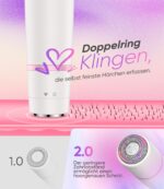 Birch 4-in-1 Damenrasierer mit Doppelring-Klingen – Elektrischer Haarentferner für Gesicht & Bikinizone – Bild 4