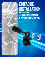 Liebdorf® Steckachse M12 x 1.0 für Fahrradanhänger – universelle Kupplung – Bild 6