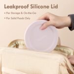 Moonkie Baby-Schalen Edelstahl 4er-Pack mit Silikondeckel & Saugbasis – BPA-frei ab 4 Monaten – Bild 7
