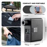 ROCKBROS Elektrische Fahrradpumpe 120PSI – Tragbare Mini-Luftpumpe mit Manometer für alle Fahrräder – Bild 5