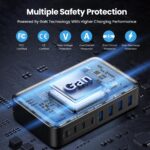 Feob 200W USB-C Ladegerät 8-Port mit GaN III – Schnellladung für Laptop & Smartphone – Bild 5
