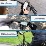 Valkental Fahrrad-Handyhalterung mit 360° Rotation – Sichere Universal-Halterung für alle Smartphones – Bild 3