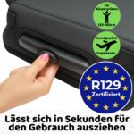 BubbleBum Teleport Reise-Kindersitzerhöhung i-Size R129 – Faltbar & Tragbar für Kinder 5-12 Jahre – Bild 5