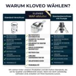 KLOVEO WAF Sektverschluss mit Selbstspannungsdichtung – Champagner Flaschenverschluss italienische Herstellung – Bild 5