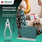 Blizzard Fussnagelzange 15 cm mit Pufferfeder – Profi Edelstahl Pediküre Werkzeug für dicke Nägel – Bild 8
