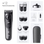 Braun Series 7 Barttrimmer BT7545 – Kabelloser Bartschneider mit 40 Längen & 120 Min. Akku – Bild 8