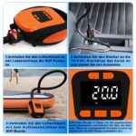 Furein 12V Elektrische SUP Pumpe 20 PSI – Intelligente Doppelstufenpumpe mit Auto-Off – Bild 5