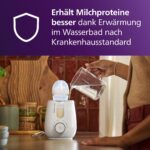 Philips Avent 2-in-1 Flaschenwärmer & Sterilisator – Warmwasserbad mit intelligentem Sensor – Bild 4