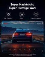 REDTIGER F7NP Dashcam 4K/2,5K Vorne & Hinten – Dual-Kamera mit STARVIS 2 & GPS – Bild 4